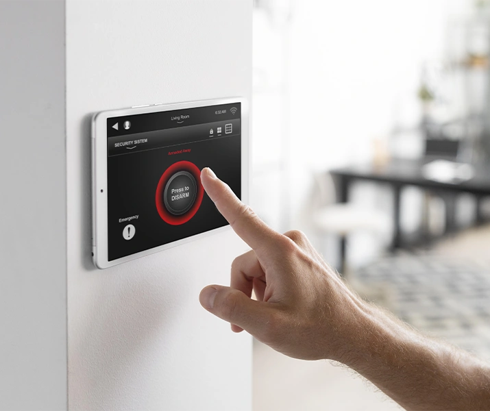 Zamontowany system alarmowy w domu w Krakowie